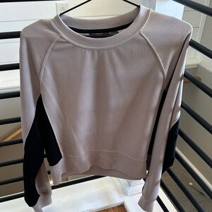 Danskin Taupe and Black top
